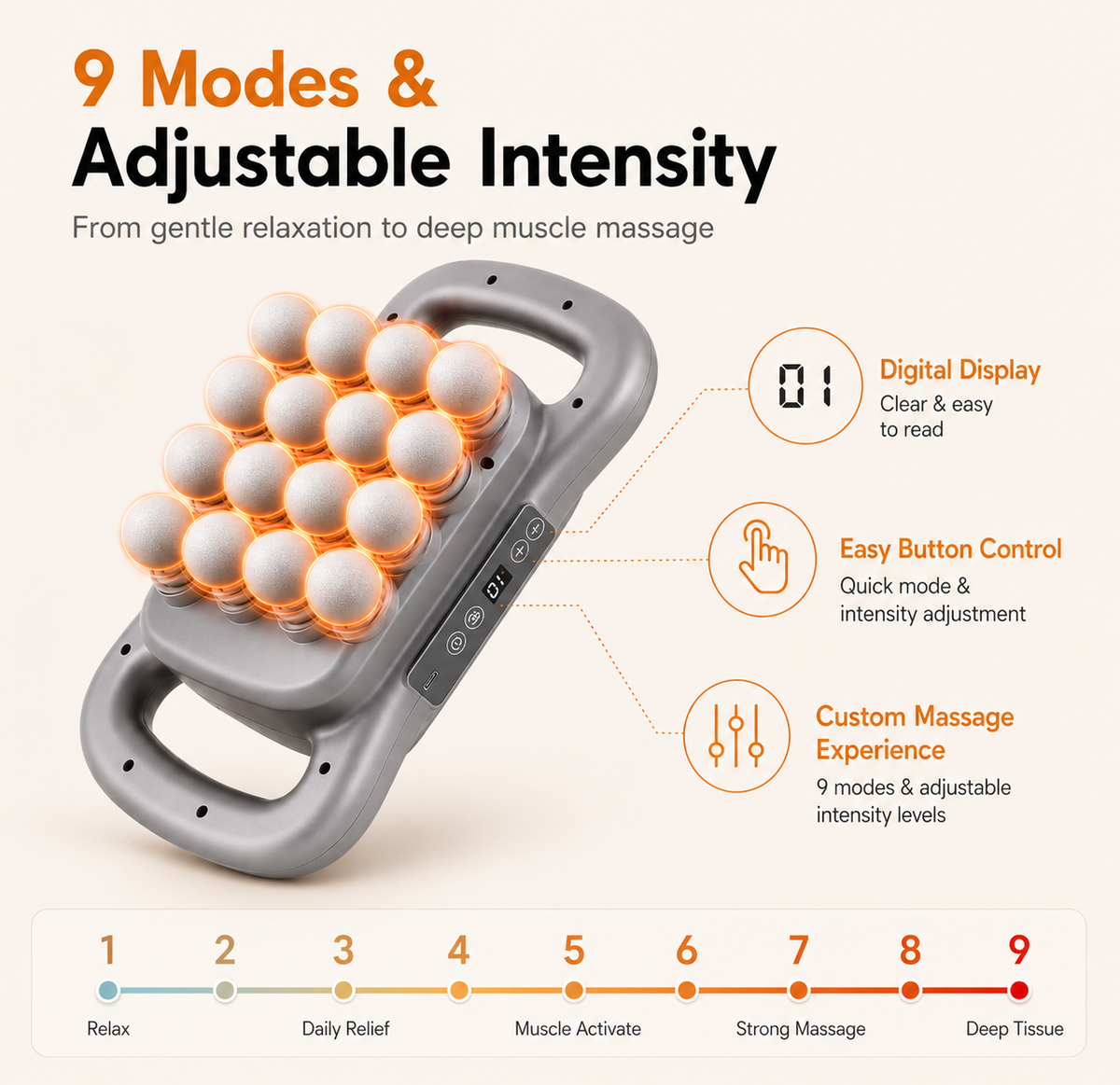 16-Head Full-Body Massager