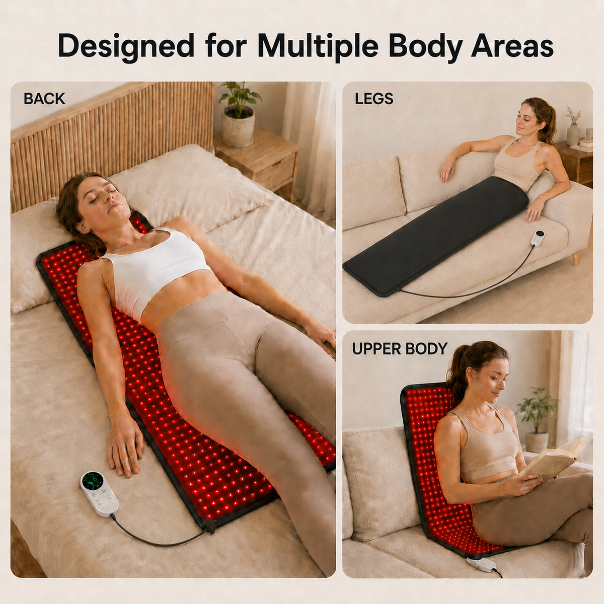 Large Red Light Therapy Mat – 660nm & 850nm Near-Infrared