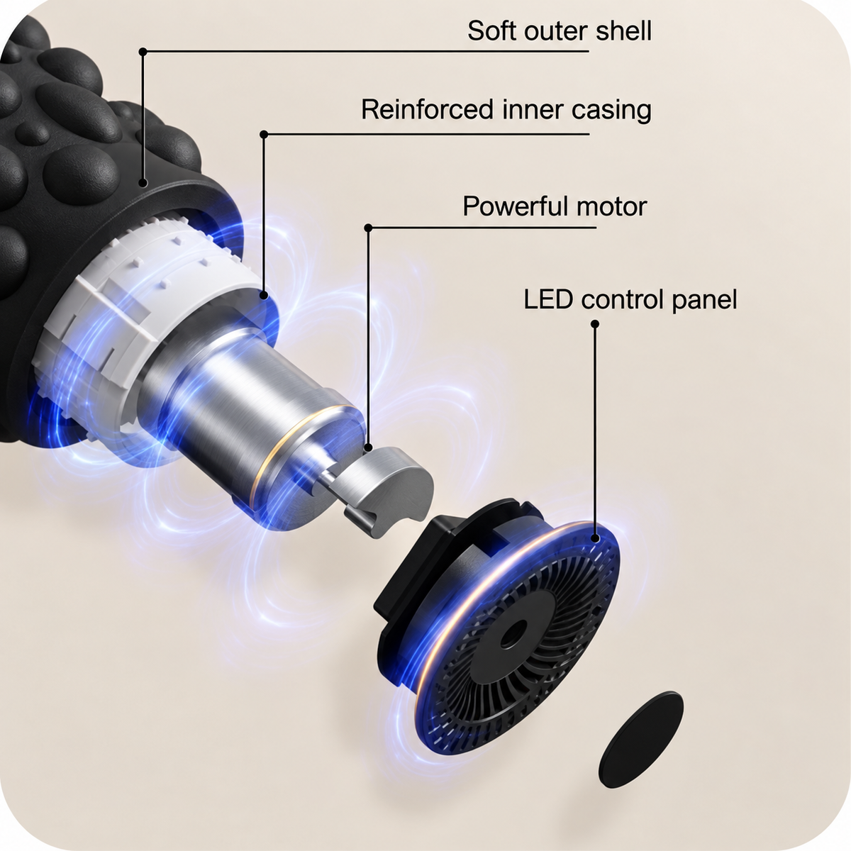 Electric Vibrating Foam Roller